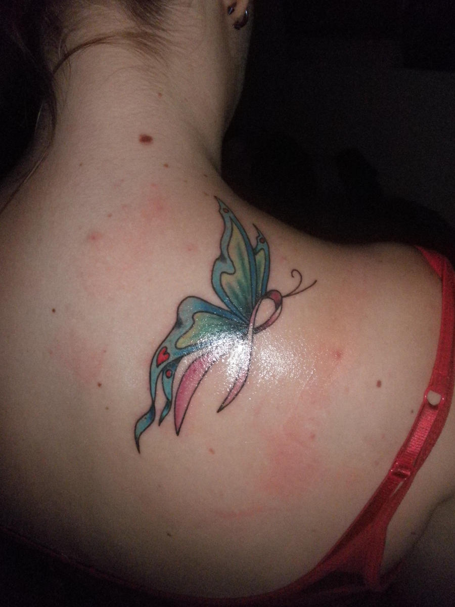 My Breast Cancer Ribbon Tattoo