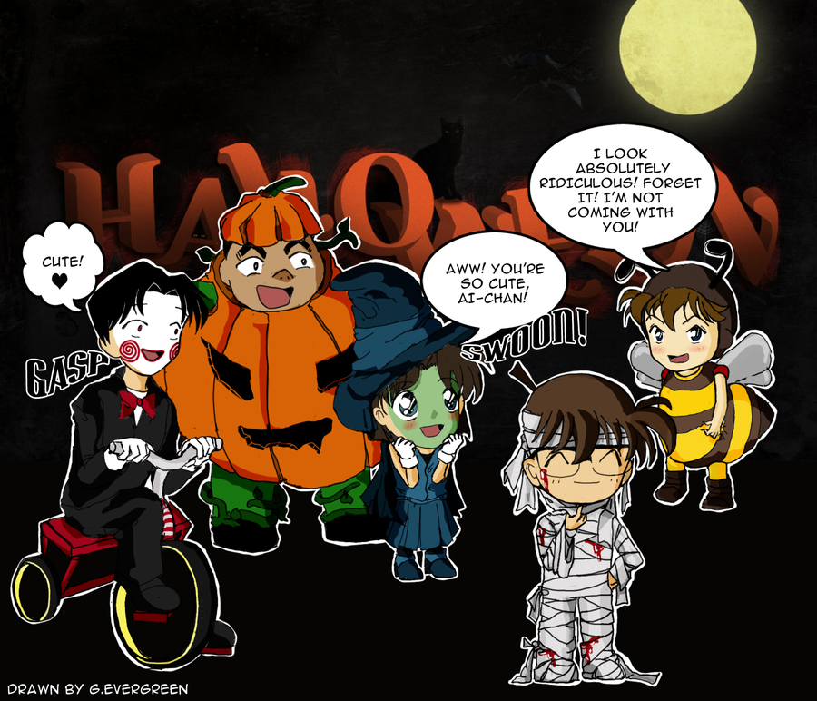 Detective Conan Halloween by chiQs09 on deviantART