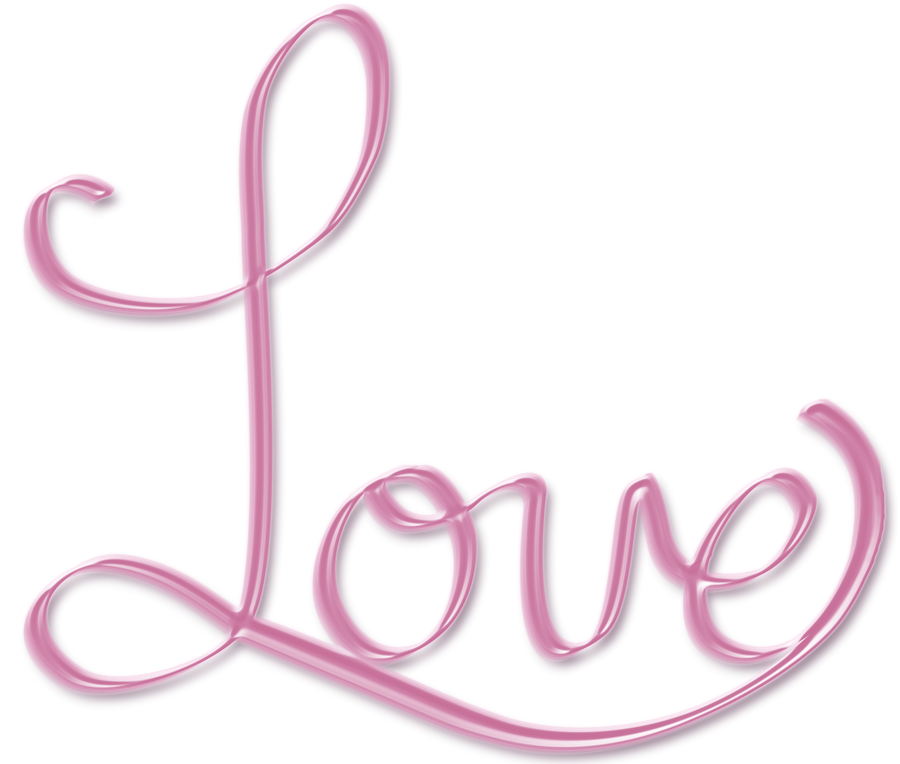 the word love clipart - photo #5