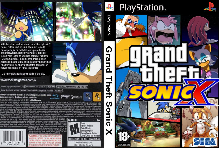 Grand Theft Sonic X by Sotamies007 on DeviantArt