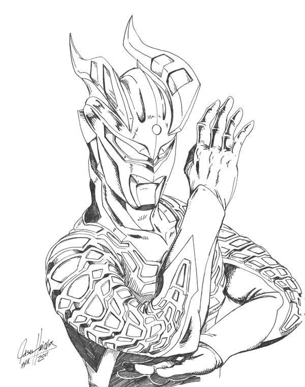 ultraman zero coloring pages - photo #2