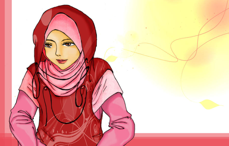 Hijab Girl by emaear