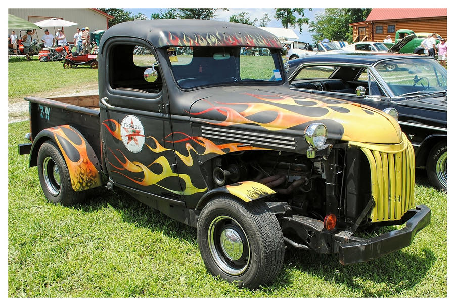Flamed Rat Rod Truck by TheMan268 on deviantART