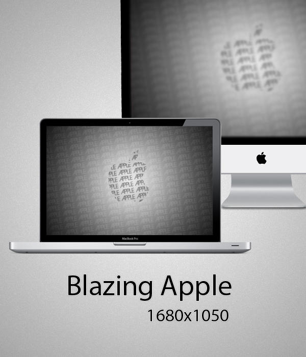 Blazing Apple Wallpaper , Wallpaper 1680x1050