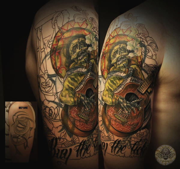 sleeve mexican mariachi by 2Face-Tattoo