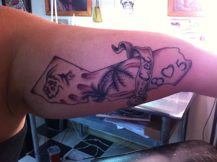 California Tattoo Shading by poeticbullet on deviantART