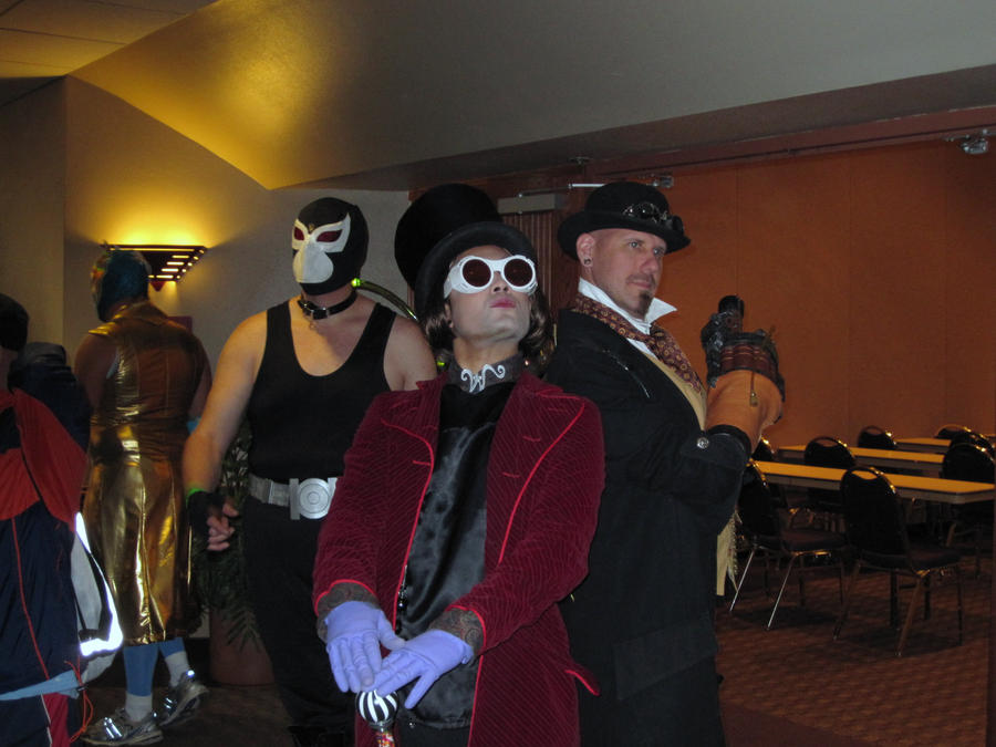 Willy Wonka and steampunk guy by Silverwolf12 on deviantART