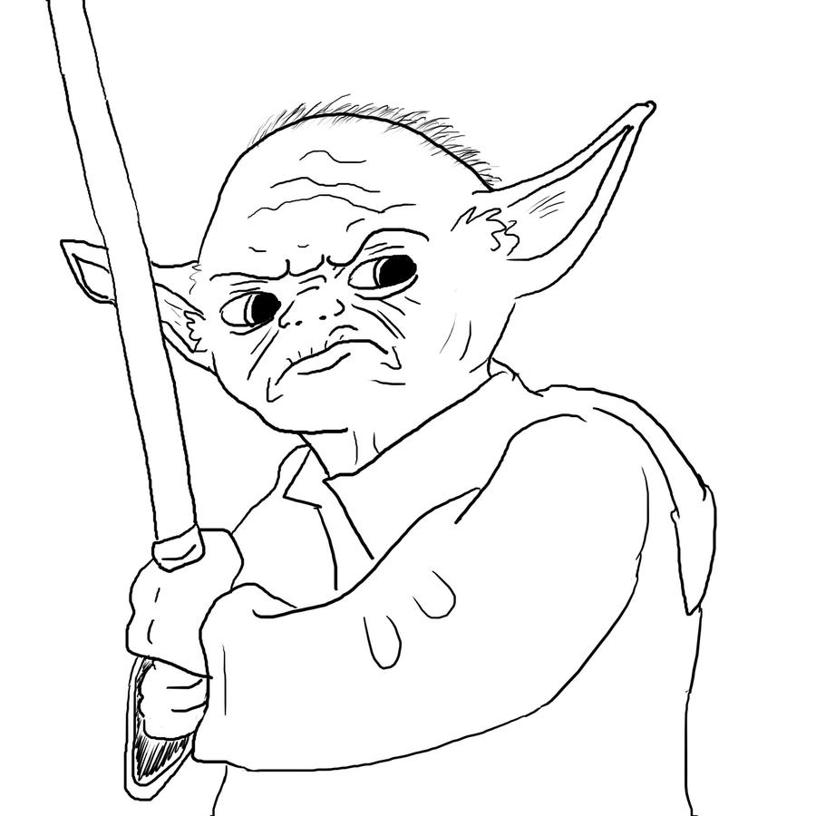 yoda coloring pages - photo #27