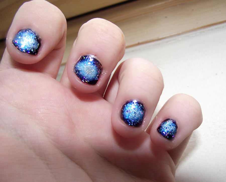 universe nails by disguisedinsilence on DeviantArt
