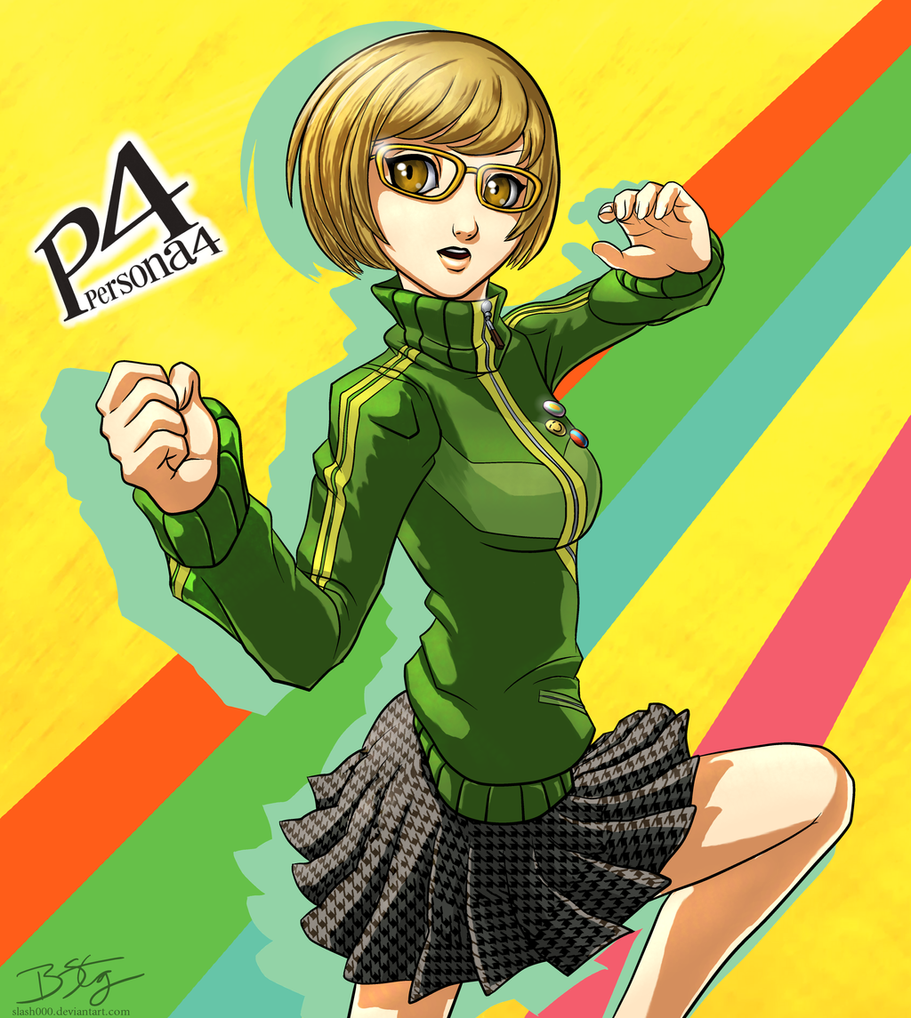 Chie Satonaka - Persona 4 (by Bill Stiernberg) - click for larger versions