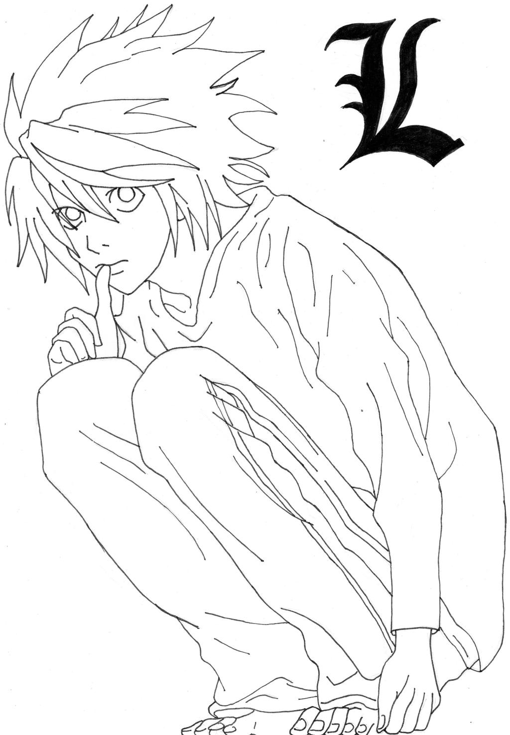 death note coloring pages - photo #11
