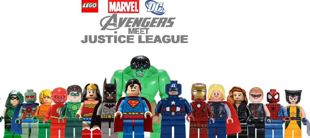 Lego Avengers Lego avengers meet justice