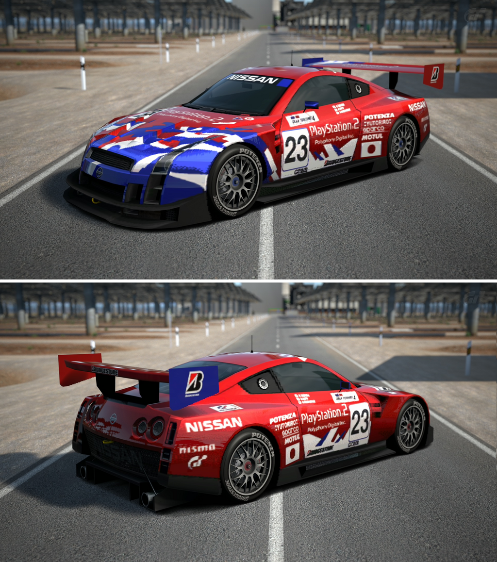 Nissan gt-r concept lm race car #9