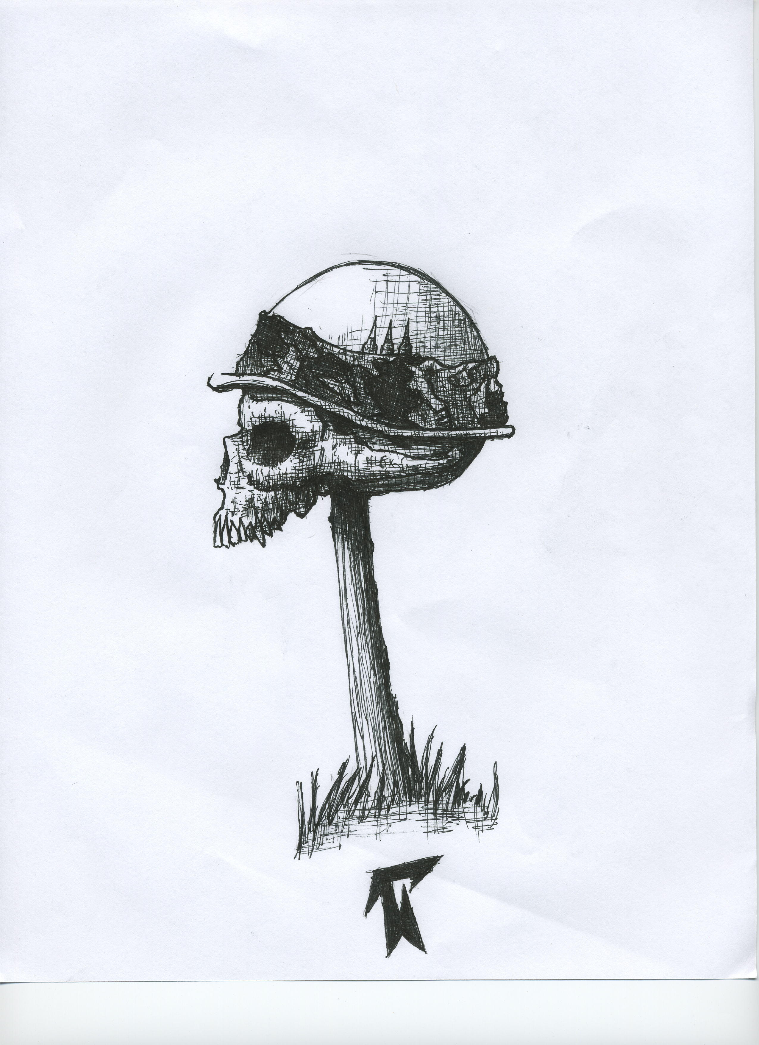 The army skull by Thatguy101 on deviantART