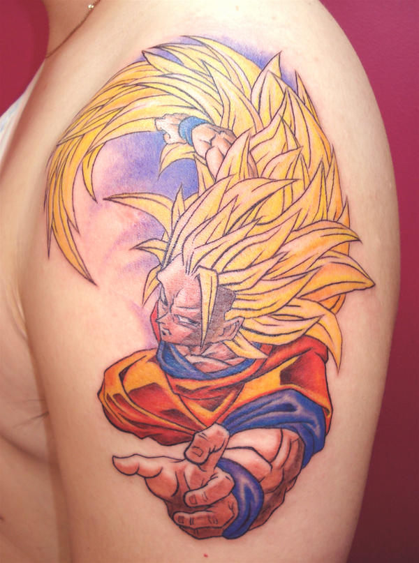 Goku Tattoo by NelsonMandingo