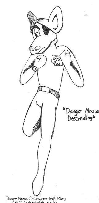 danger mouse coloring pages - photo #8