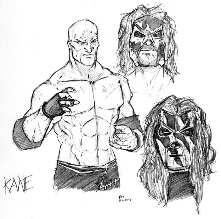 kane mask coloring pages - photo #1