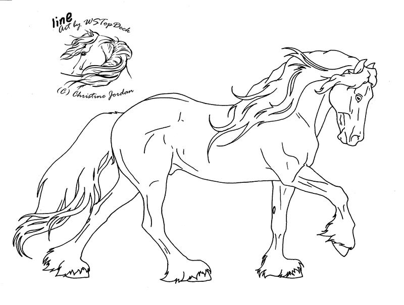 friesian horse coloring pages coloring pages
