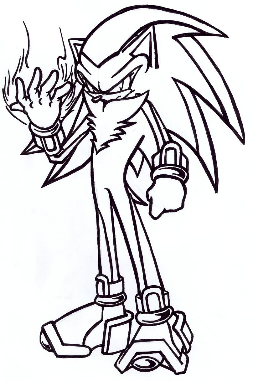 Baby Shadow The Hedgehog Coloring Pages Coloring Pages