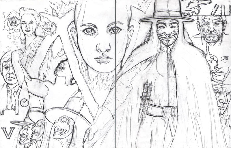 v for vendetta coloring pages - photo #29