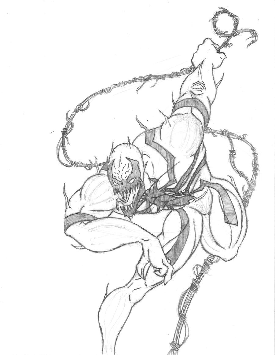 Anti-Venom sketch 1 by OrionSTARB0Y on DeviantArt