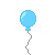 FREE blue balloon icon by UnheardSounds