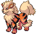 arcanine- black and white by Midnight-Zaffer