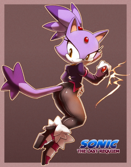 rouge and blaze the cat