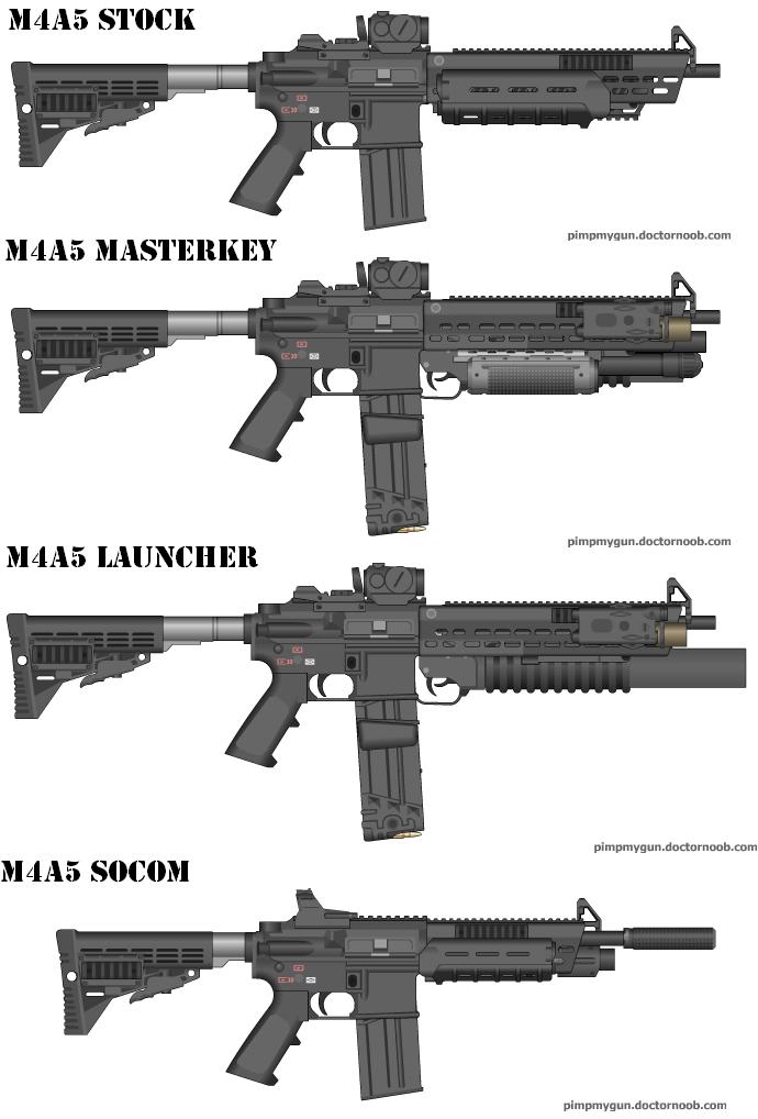 FEAD weapons: M4A5 by sgtlegendkiller on DeviantArt