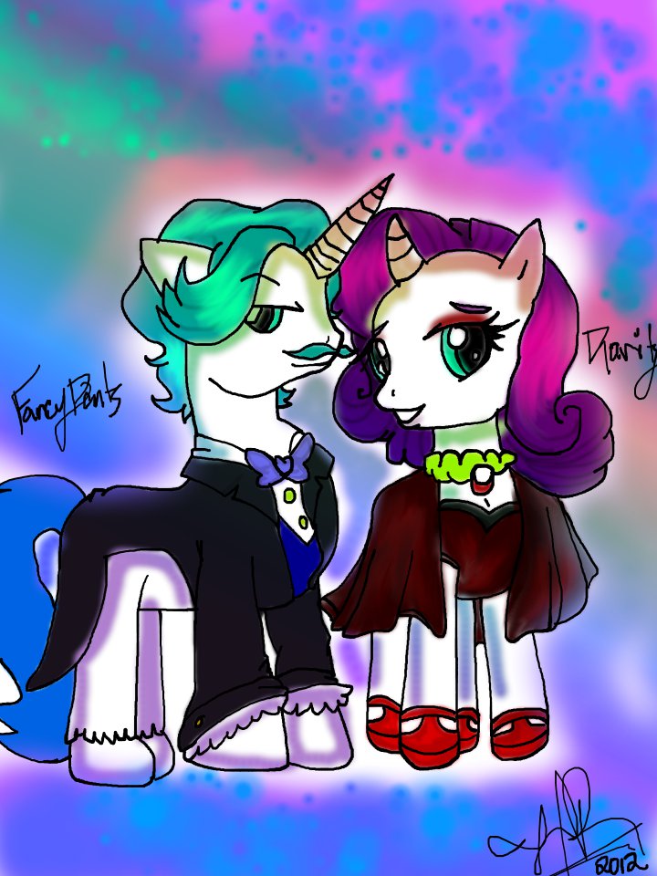fancy_pantys_and_rarity___colored___by_h