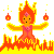 Flame Princess - free animated avatar by Klizzy