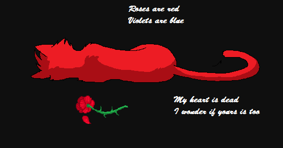 Sad Red Poem by RiekachuThePony on DeviantArt