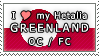 APH I love my Greenland OC Stamp by megumimaruidesu