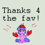 Cancer pony thanks for the fav icon thingy by The-Ailuromaniac