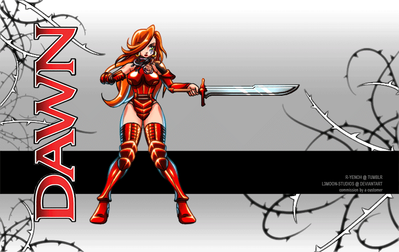 commission: DAWN-Stab attack by L3Moon-Studios