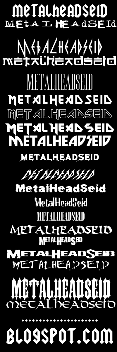 Rock Band Fonts by MetallicaSeid on DeviantArt
 Rock Band Fonts