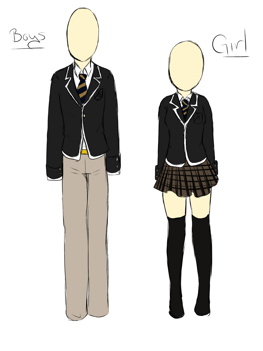 Kuraco High School uniforms by PaandaLuv on DeviantArt