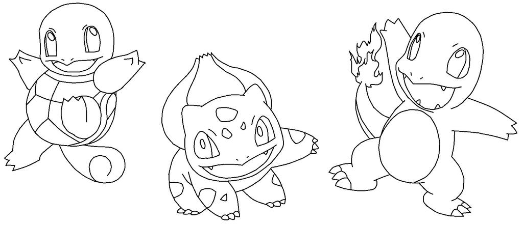 Starter Pokemon Coloring Pages 5