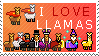 Llama love by OnWingsOfBlue