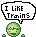 Emote likes Trains