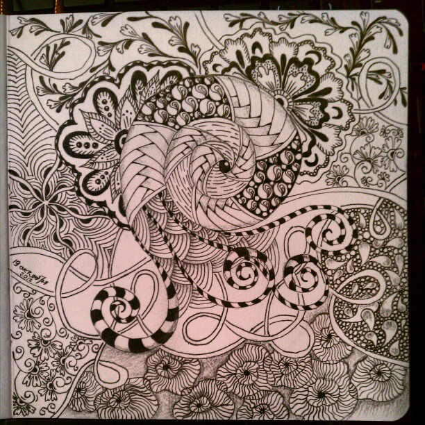 My Zendoodle 365-project, day45 by Nadik on DeviantArt