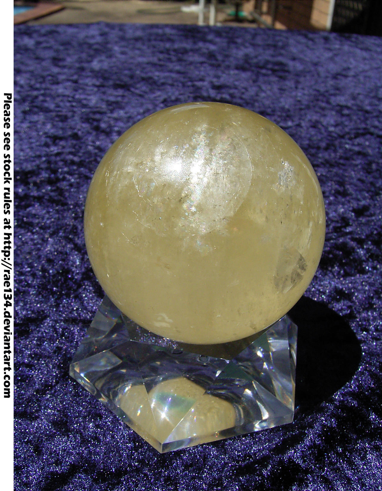 Calcite Crystal Ball by Rae134