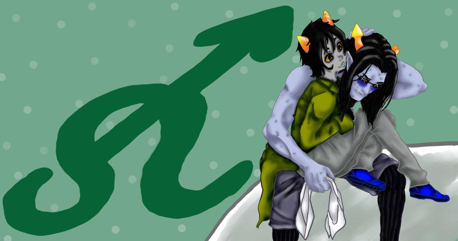 Equius and Nepeta Inseprable by MyMeganMe on DeviantArt