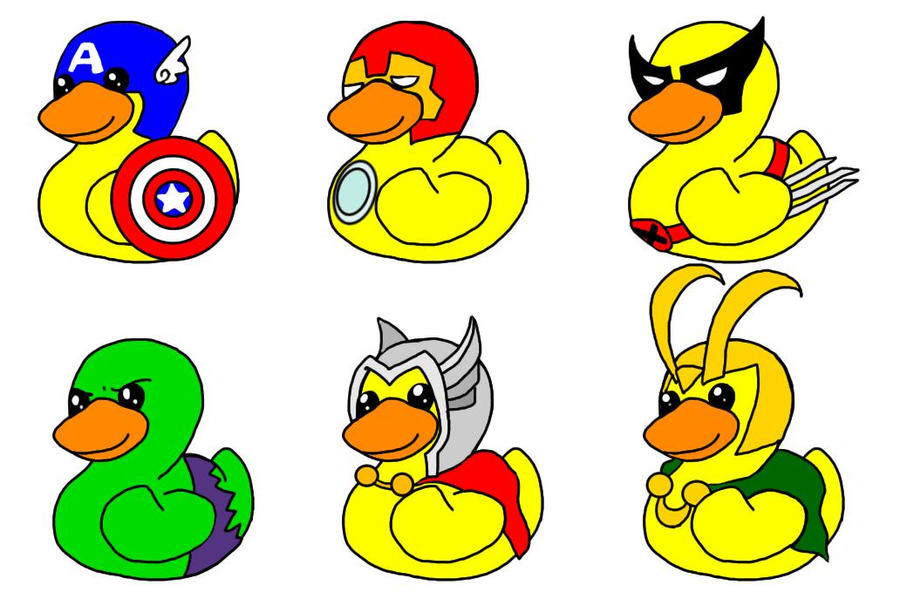 Marvel Ducks by QueenOfCute on DeviantArt