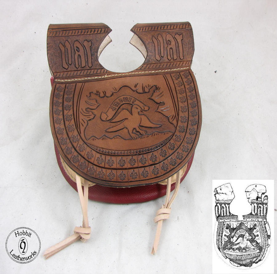 Amoure medieval purse by Hobbit-Leatherworks on DeviantArt
