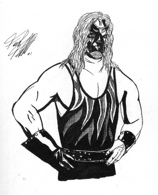 kane mask coloring pages - photo #6